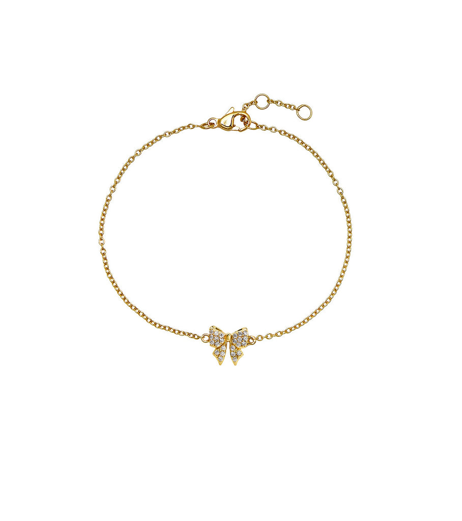 Brass Mini Bow Bracelet