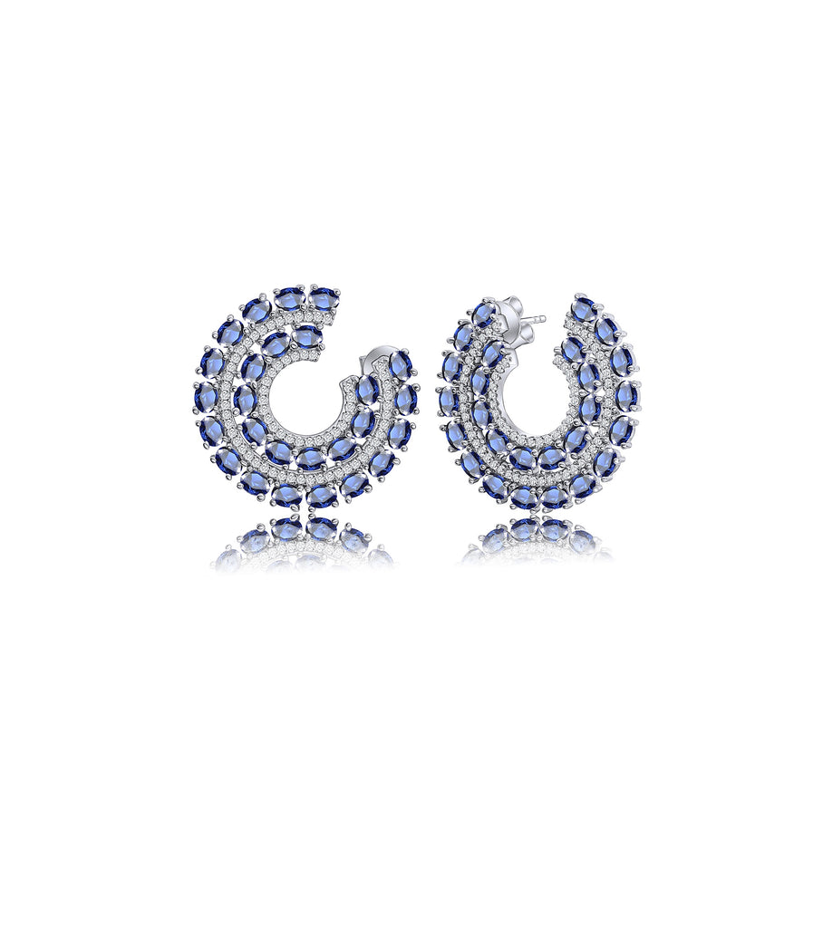 أقراط ديانا الزرقاء