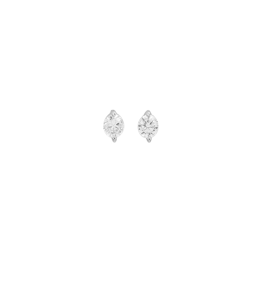 Round CZ Studs