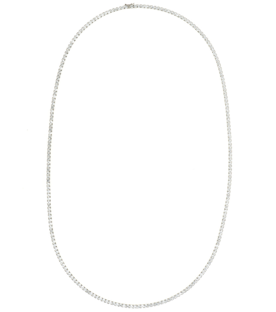 4MM Zircon Tennis Long Necklace 65CM Long