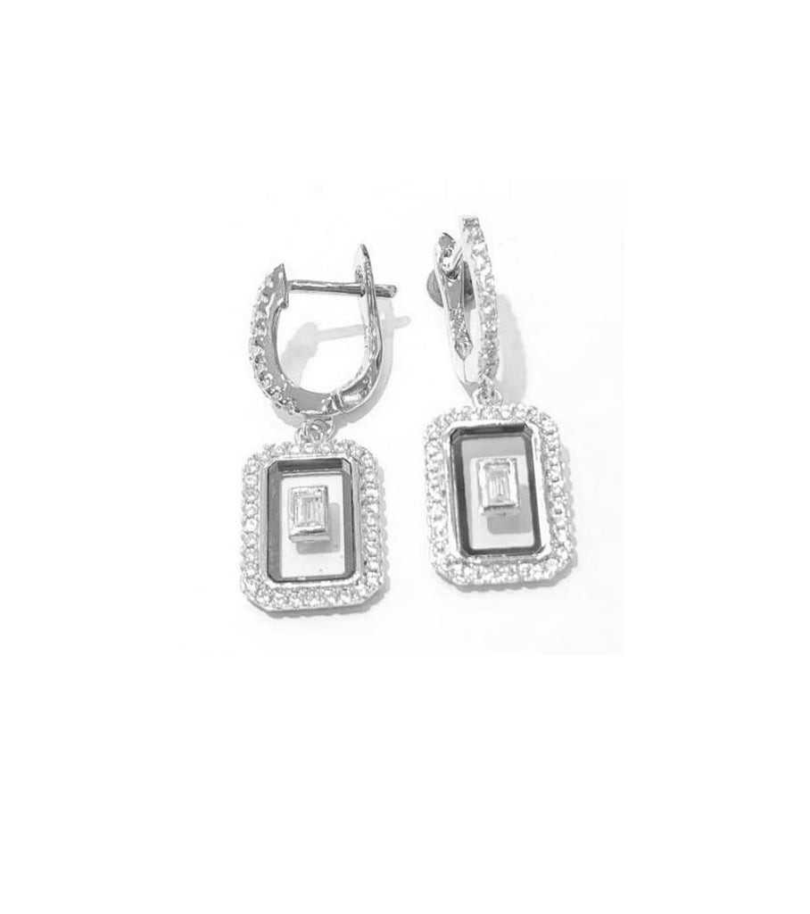 Fab Plexiglass Dangle Earring