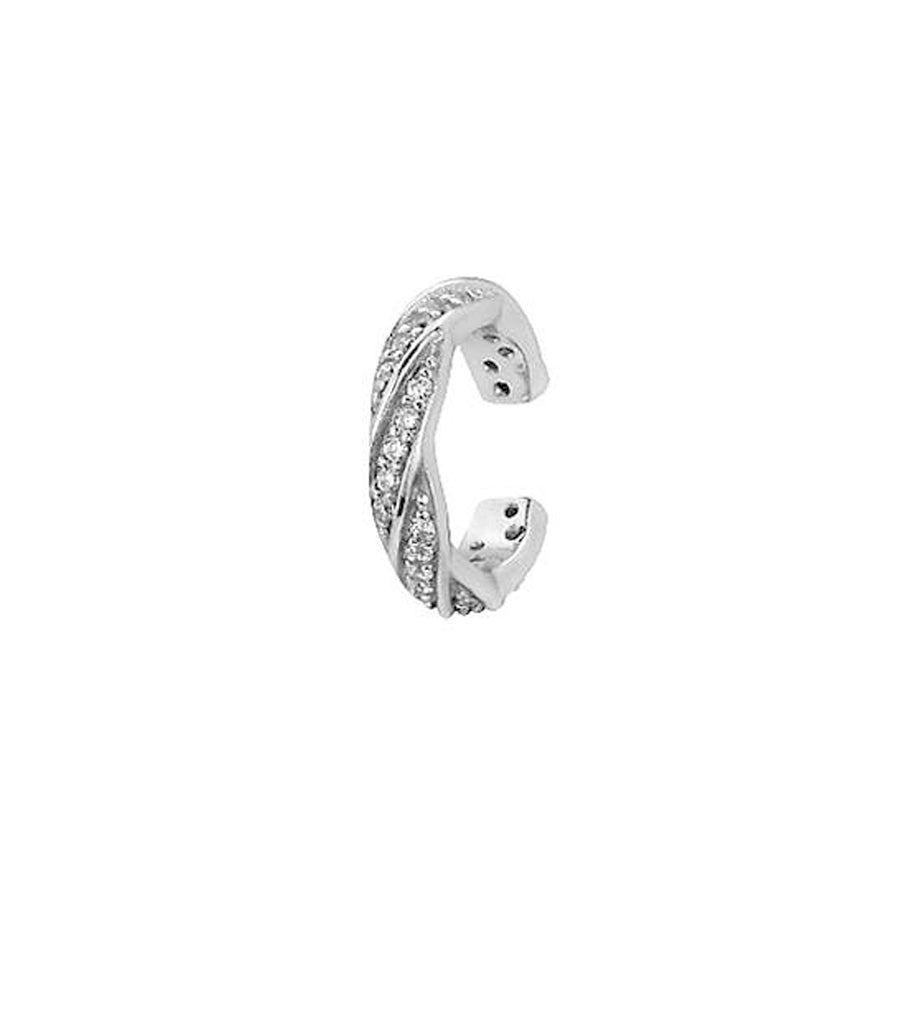 Twisted CZ Ear Cuff