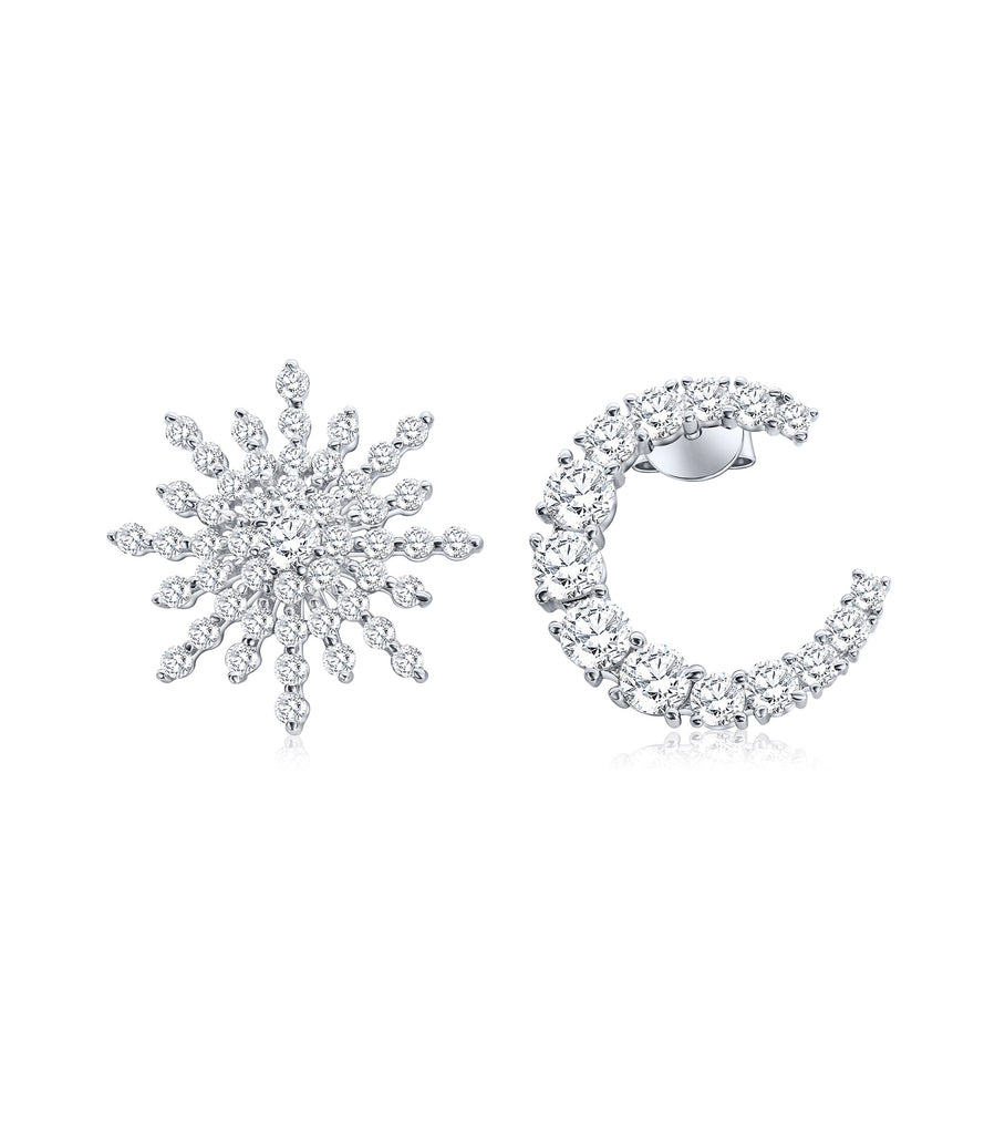 Star and Moon Earrings