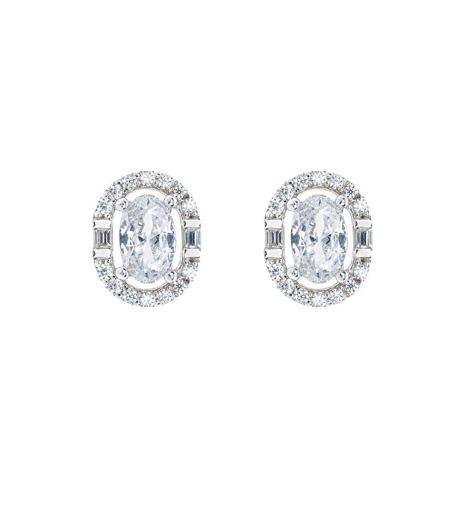 Earring Clear Stone E2352