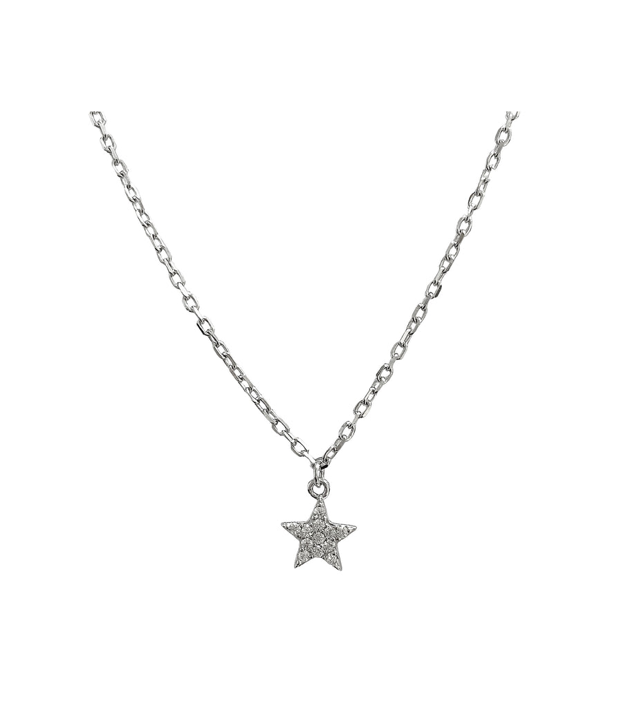 Single Star CZ Necklace