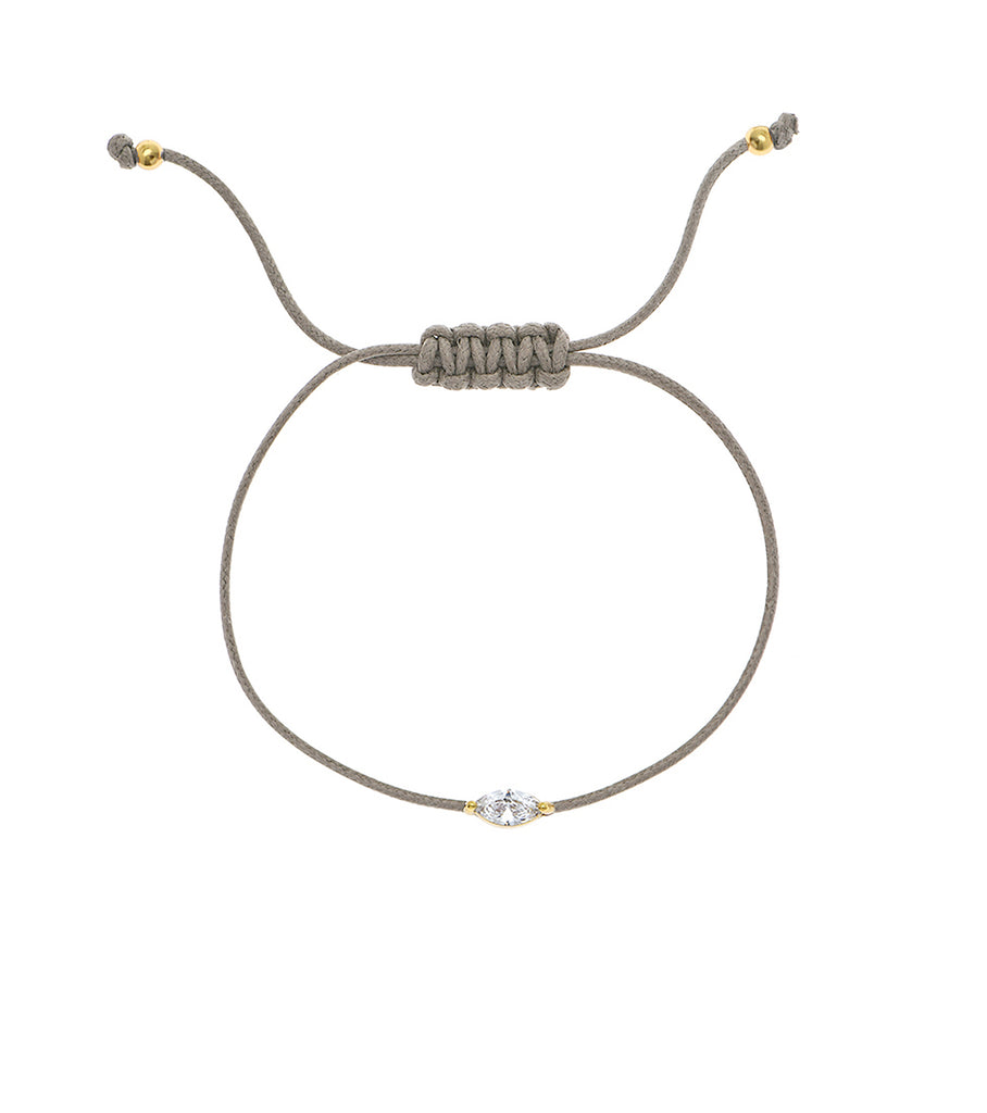 Taupe Marquise Thread Bracelet