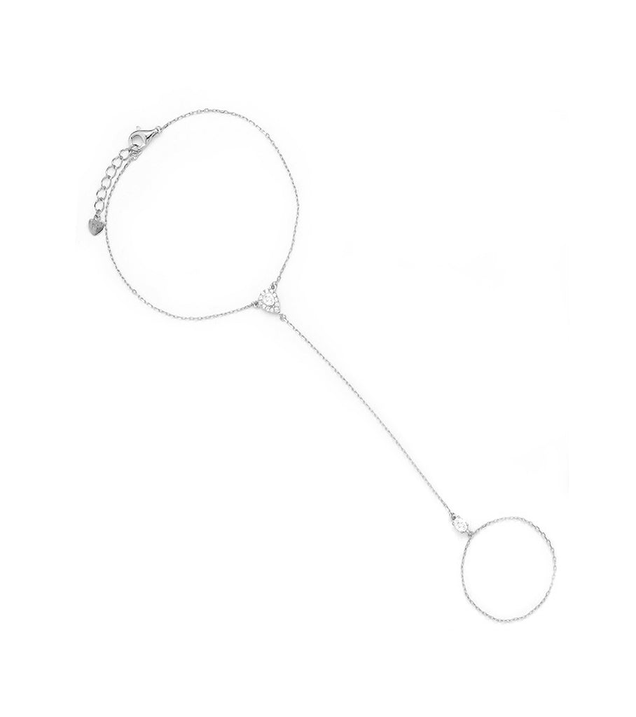 Drop CZ Hand Chain