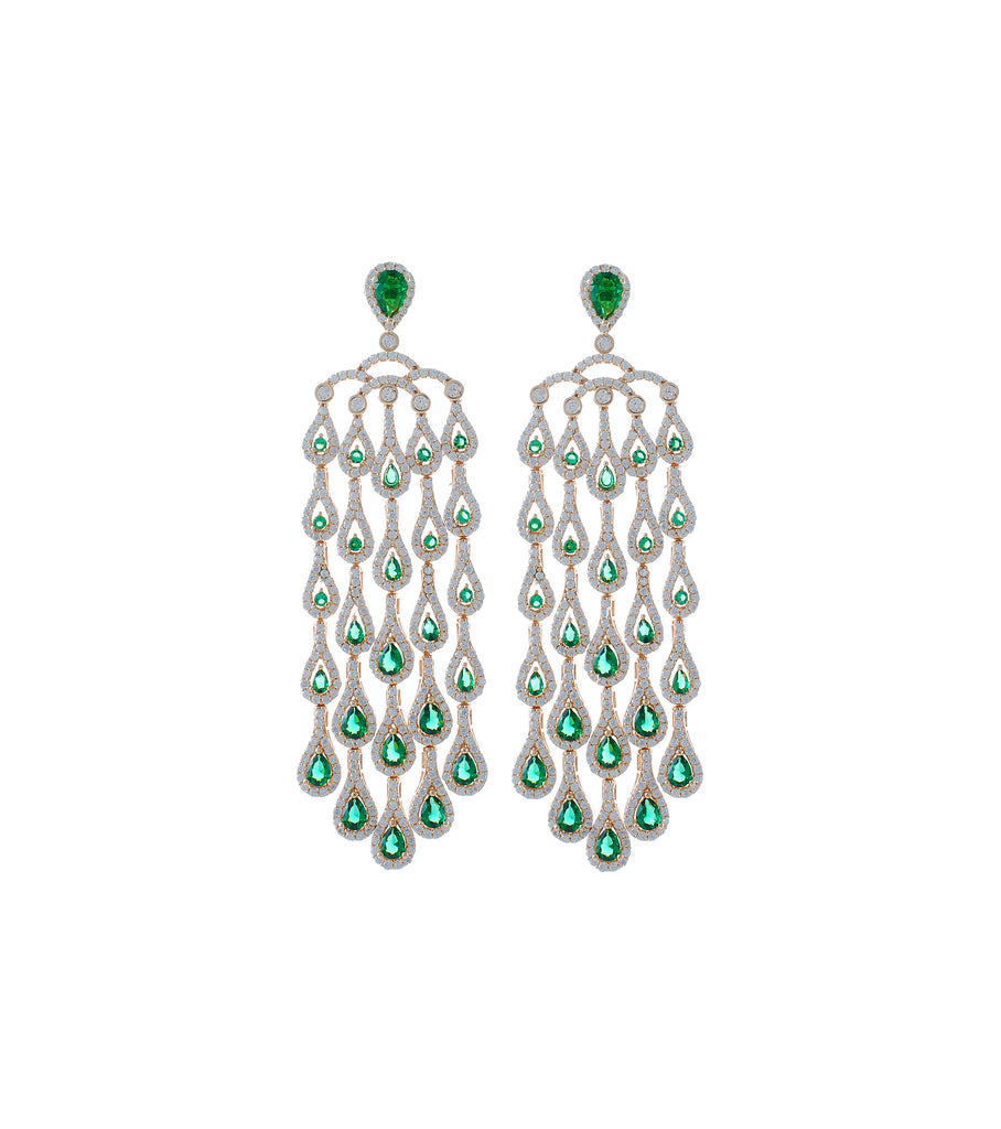 Colored Chandelier Earring