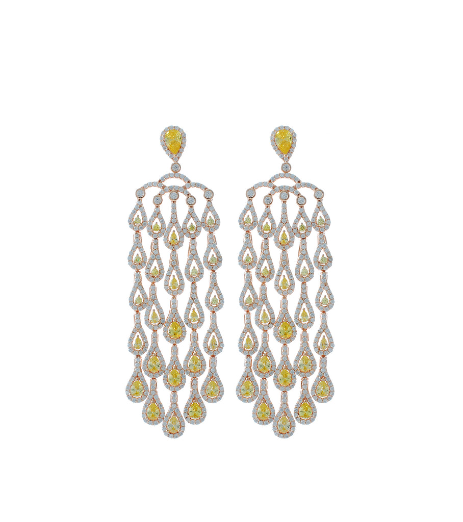Colored Chandelier Earring
