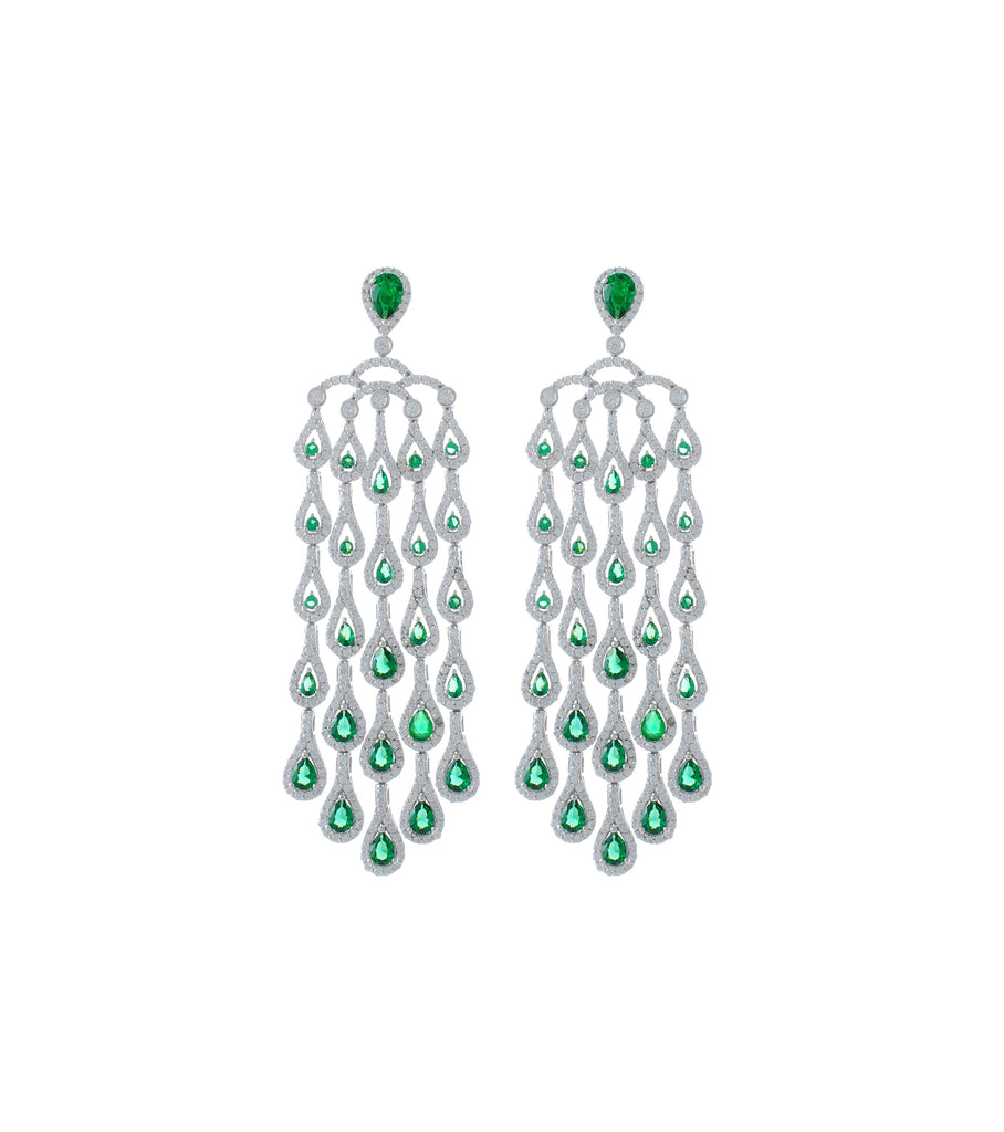 Colored Chandelier Earring