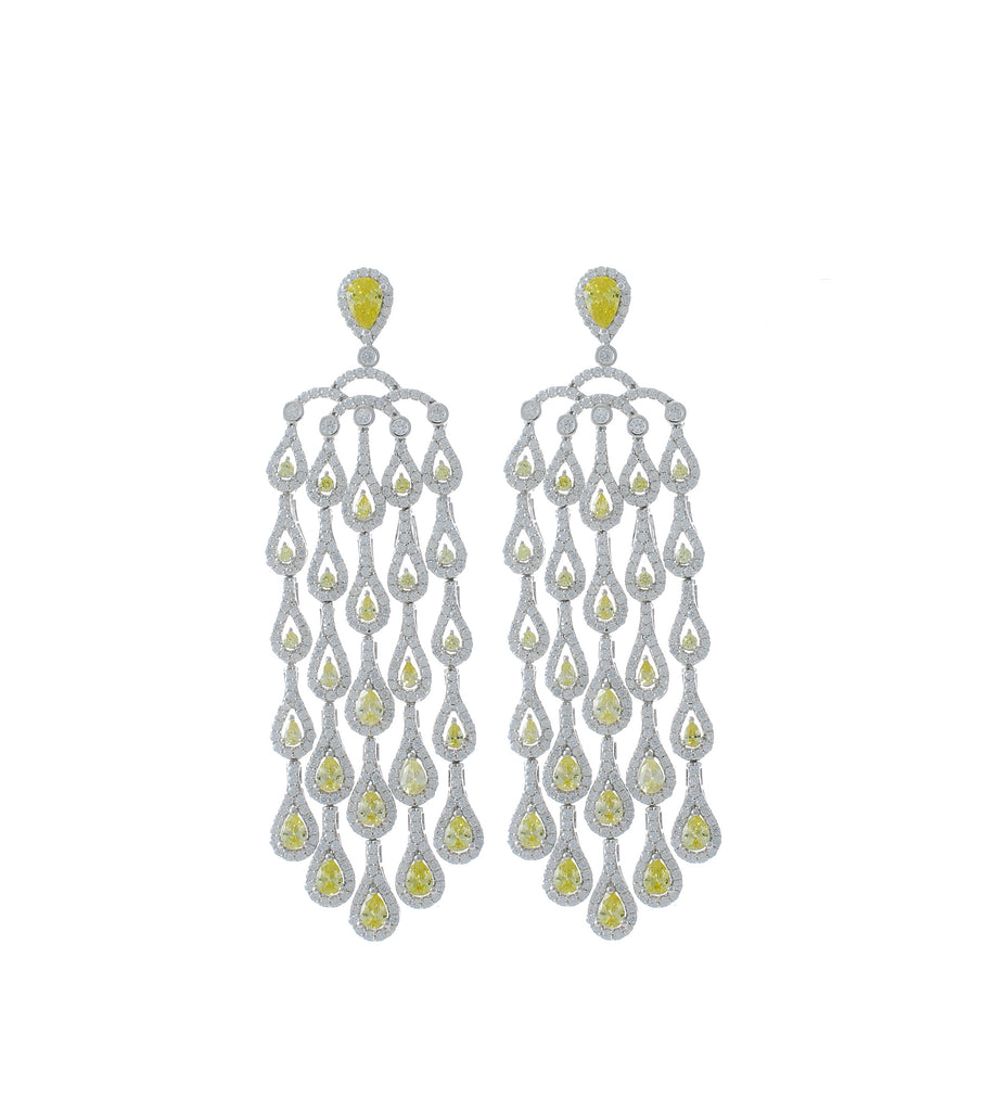 Colored Chandelier Earring