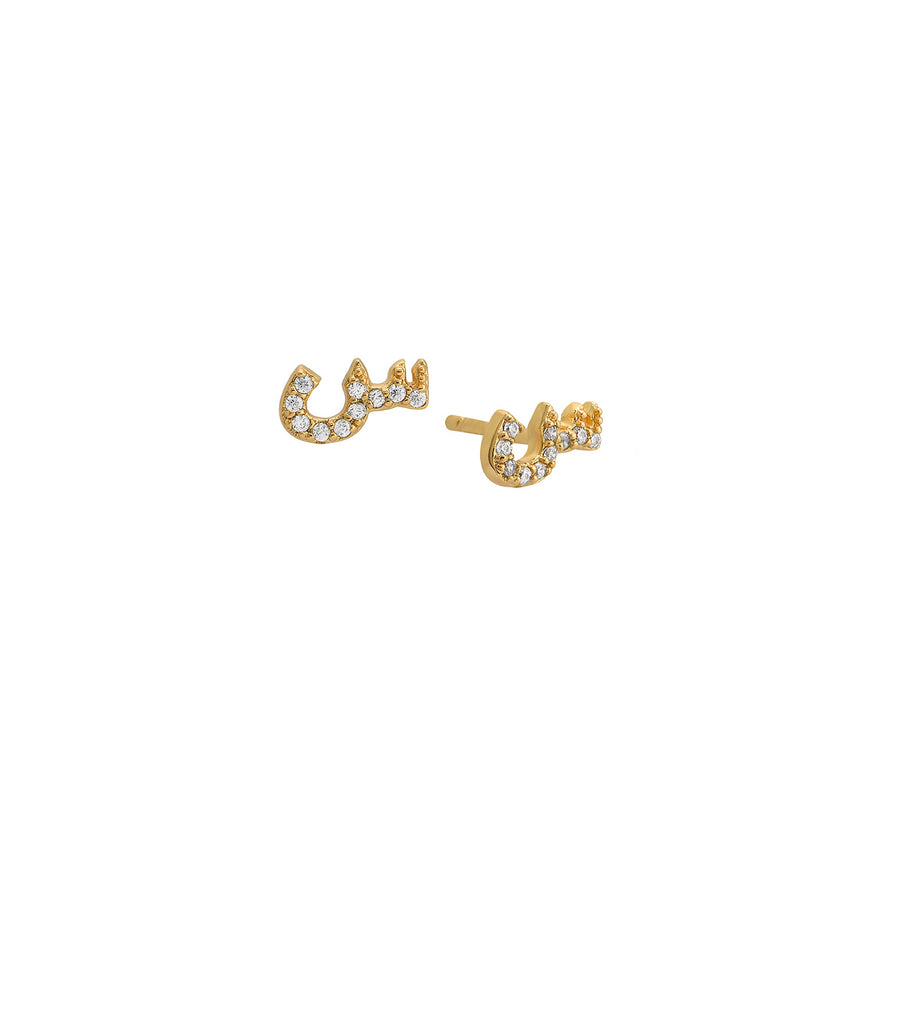 Arabic Letter Sin Studs