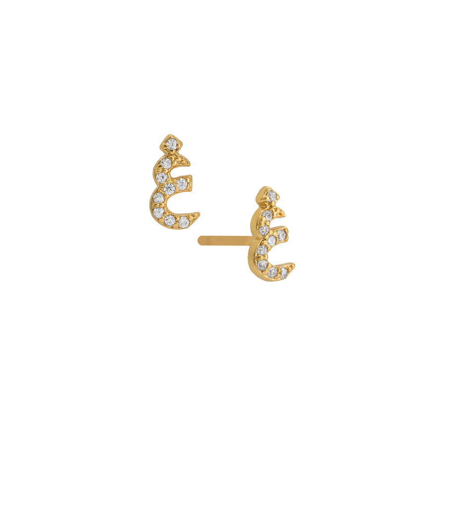 Arabic Letter Ghain Studs