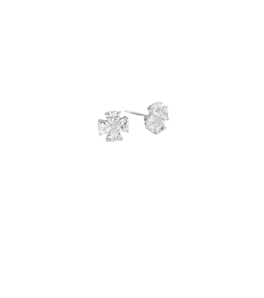 Clover Hearts Studs Small