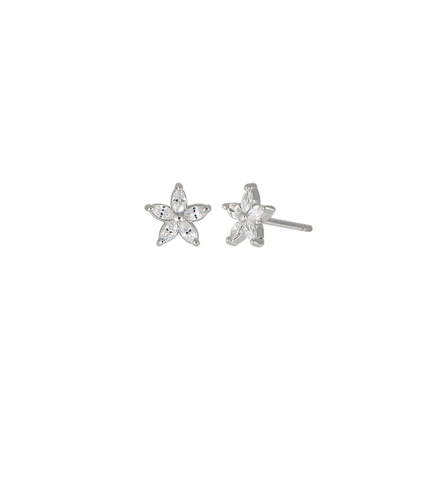 Marquise Flower Studs