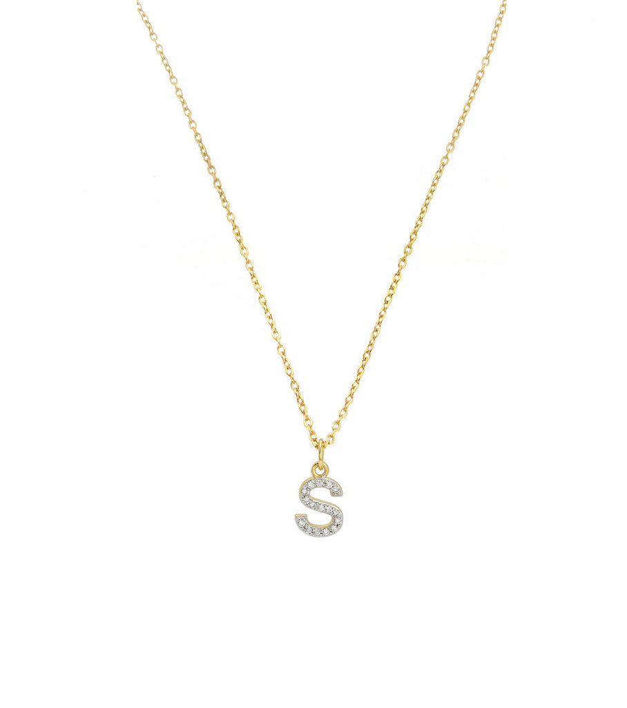 Initial Letter S Necklace