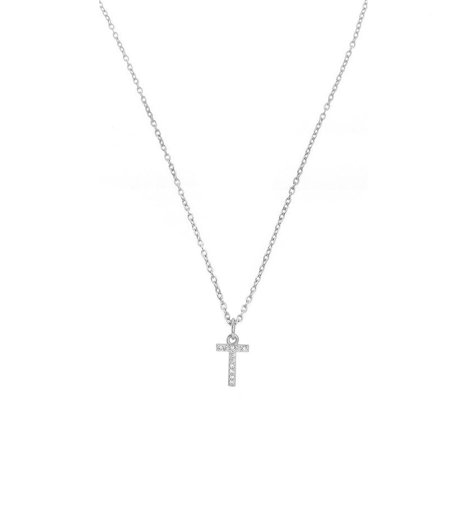 Initial Letter T Necklace