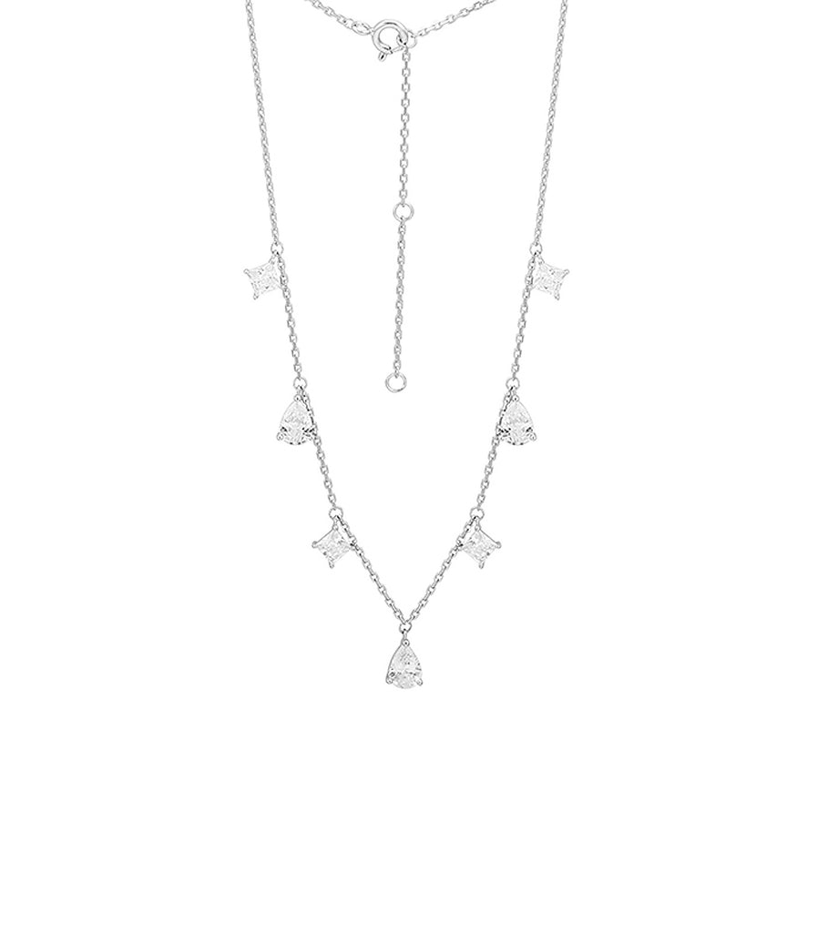Mix Shape Drop Necklace