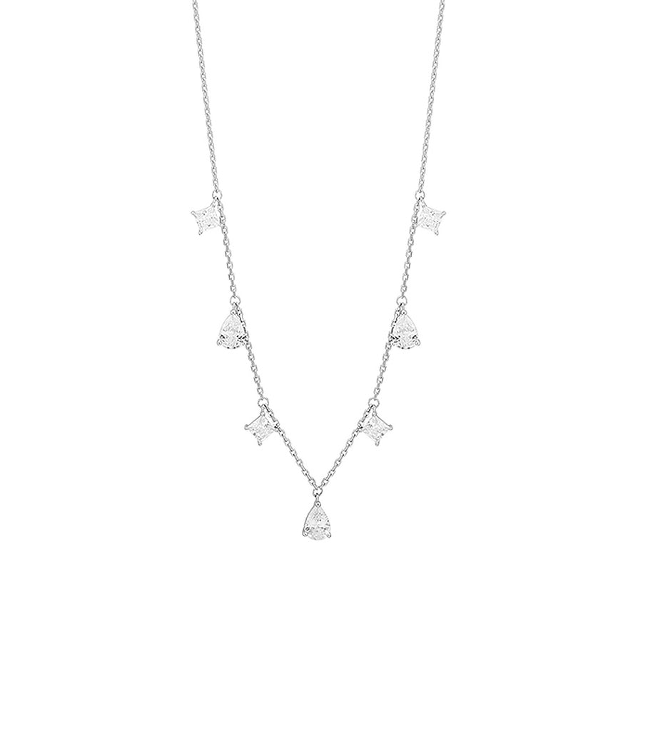 Mix Shape Drop Necklace