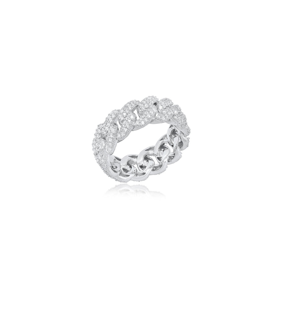 Medium Iced Chain Ring