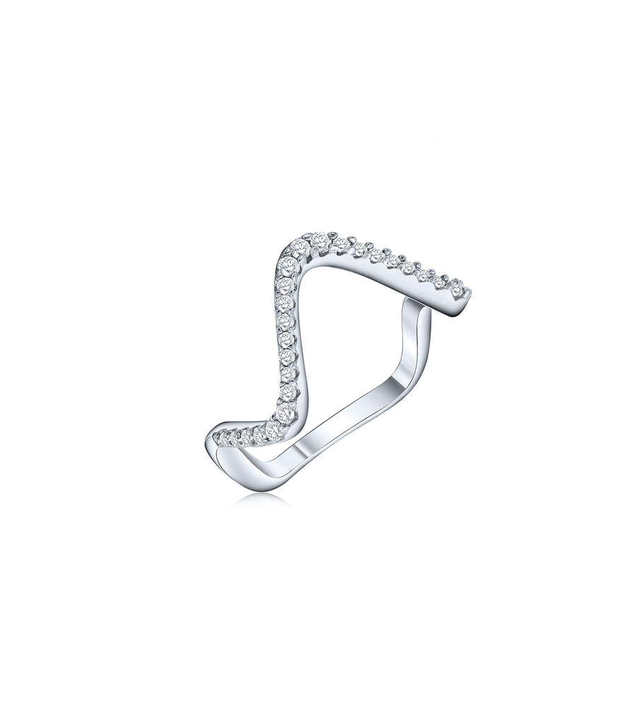 Wide Curve Ring