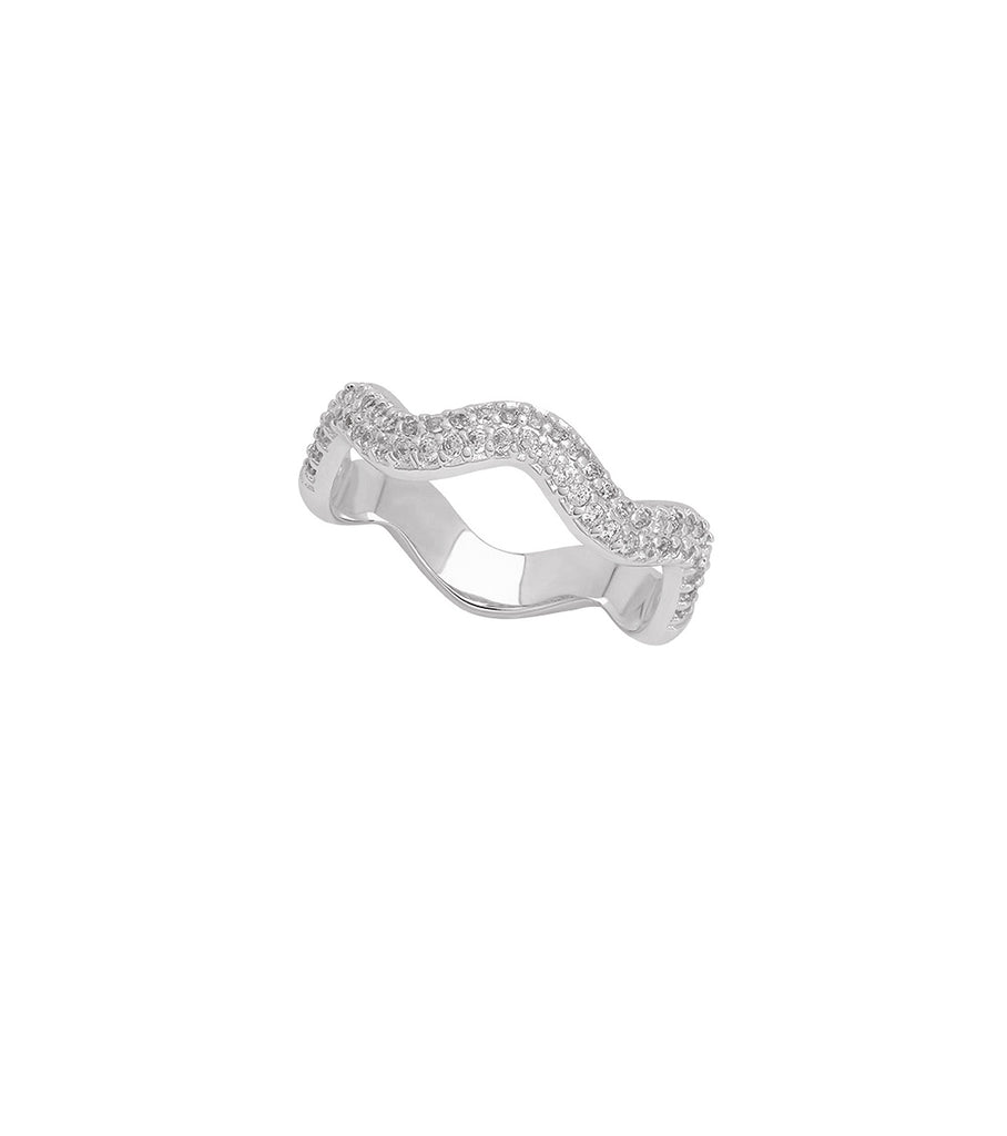 Thick Fluid Curve Ring