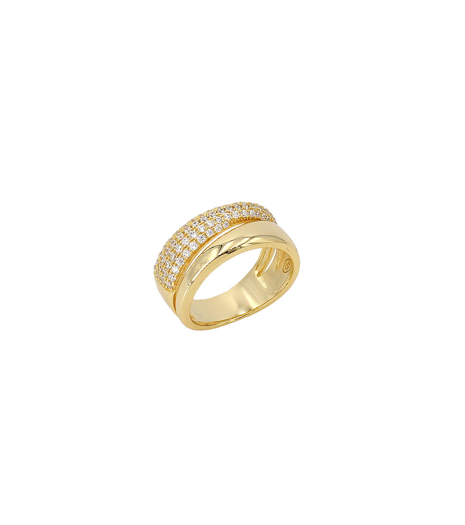 Plain and CZ Tapering Ring