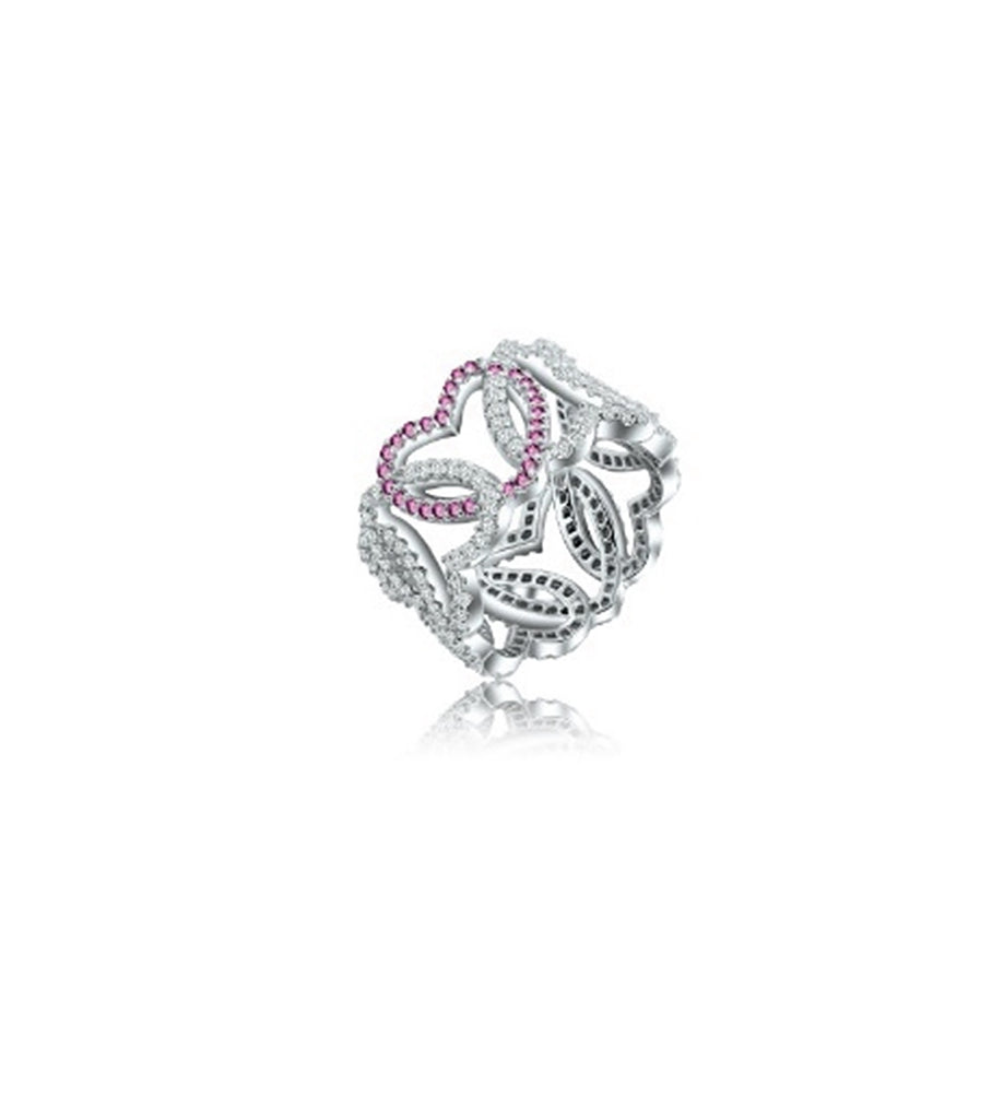 Heart Infinity Loop Ring