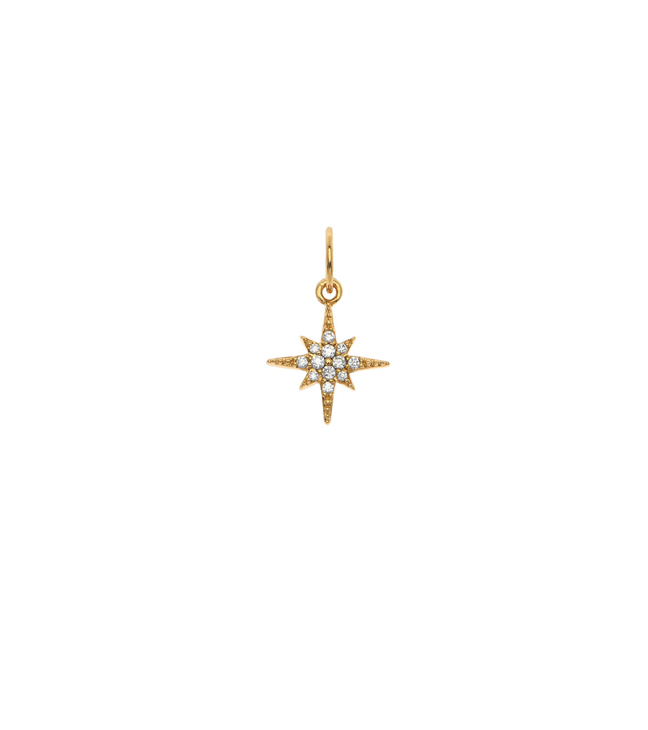 Brass Starburst Charm