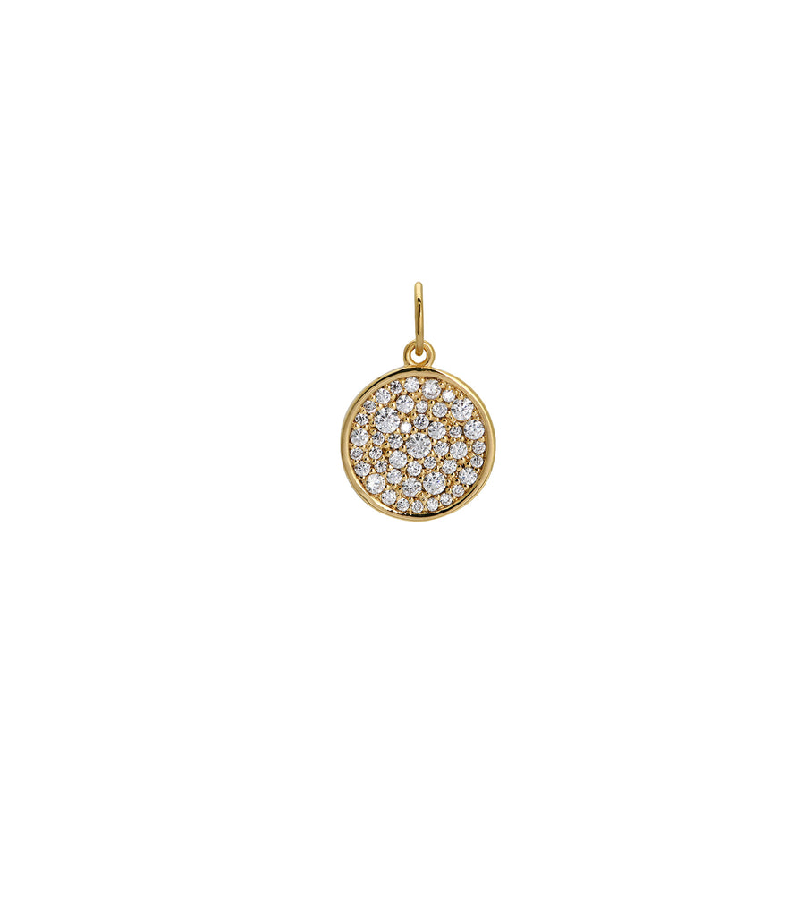 Brass Pave Disco Charm