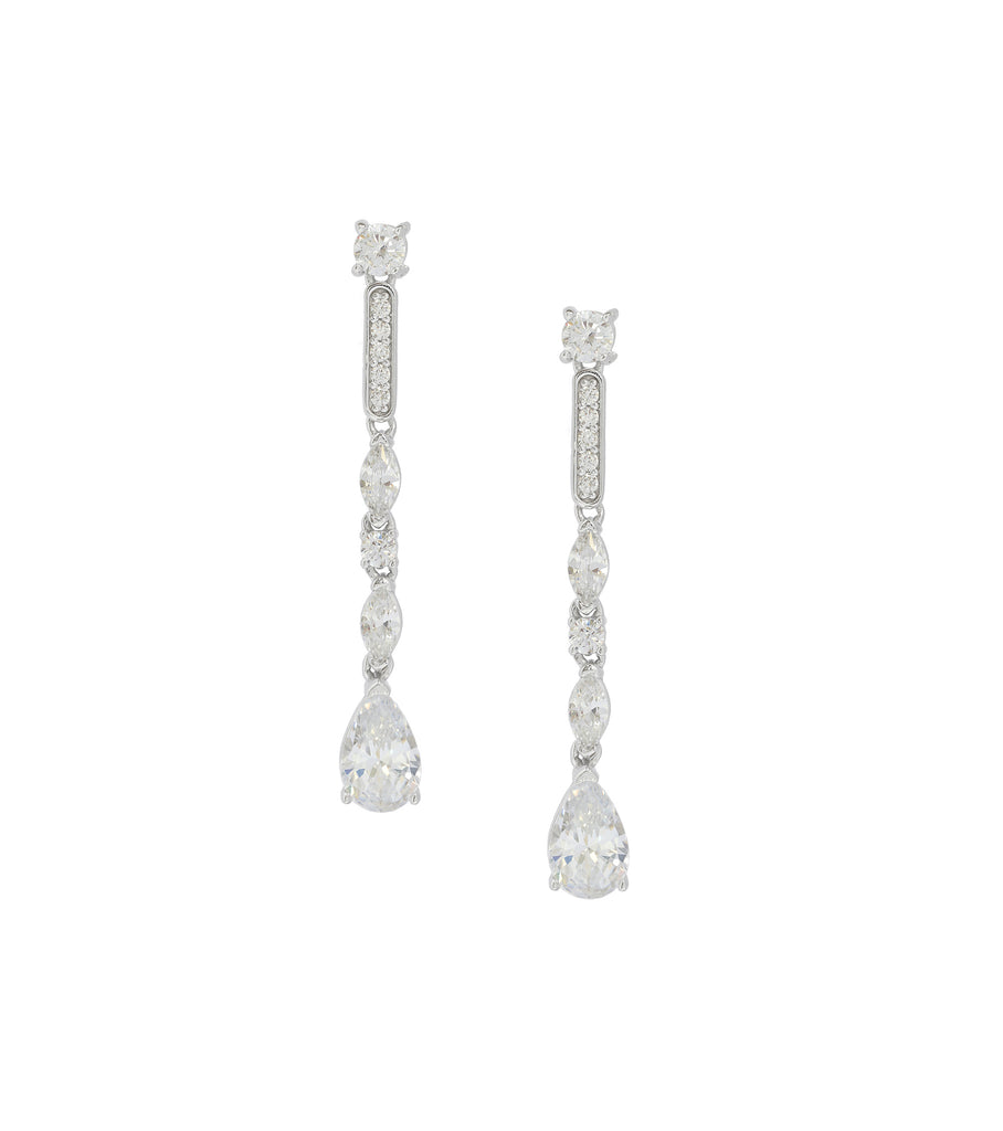 Drop CZ Earrings