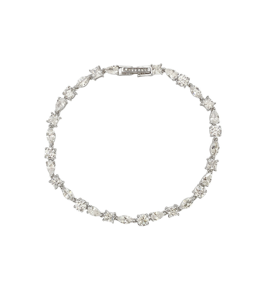 Cubic Marquise Alternating Bracelet