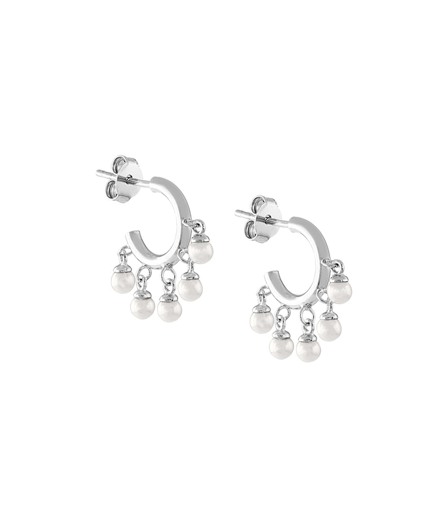 Mini Pearl Shaker Hoops