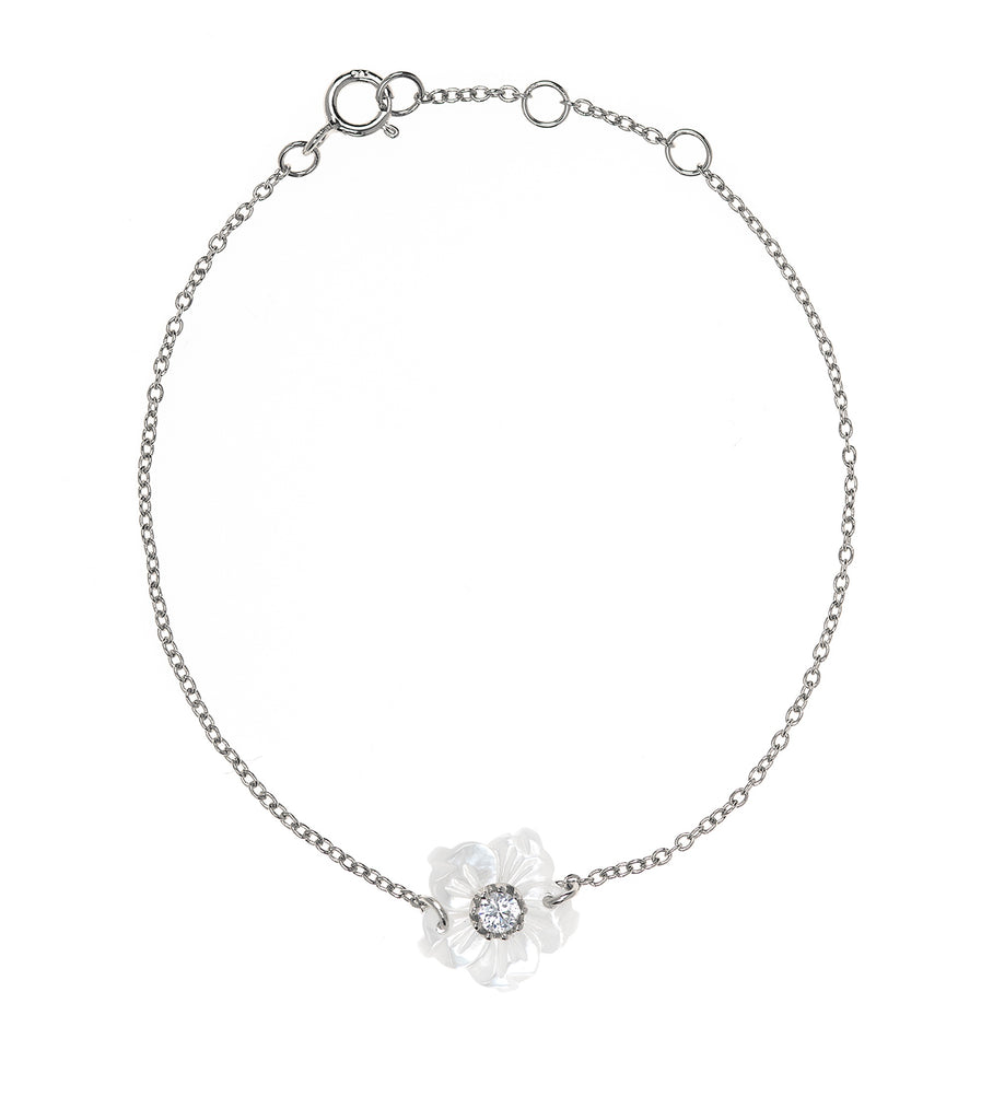 Flower White Bracelet