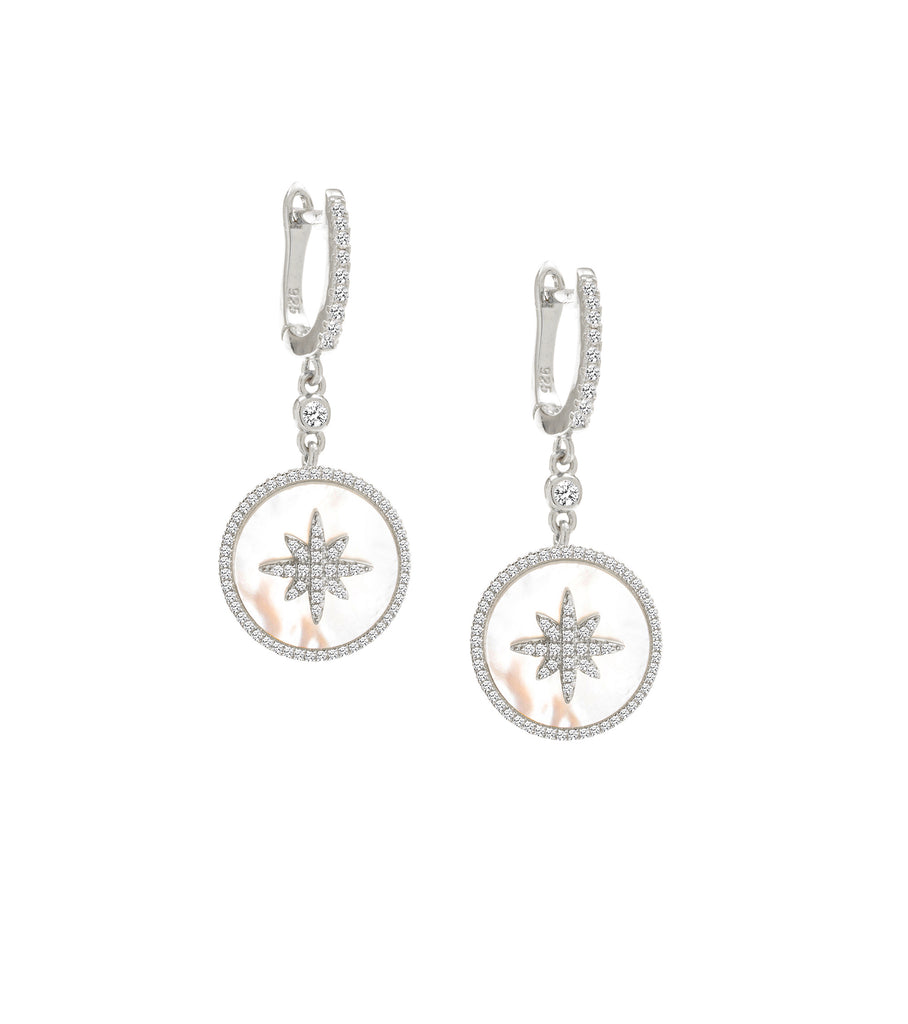 North Star MOP Earring