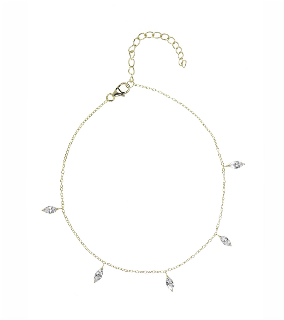 Marquise Charms Anklet