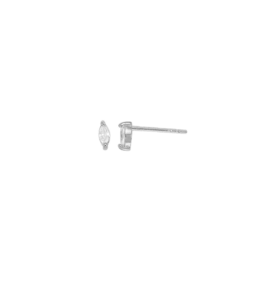 4MM Marquise Stud Earring