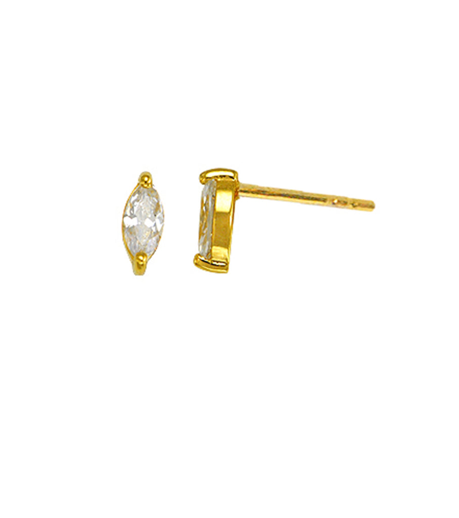 8MM Marquise Stud Earring