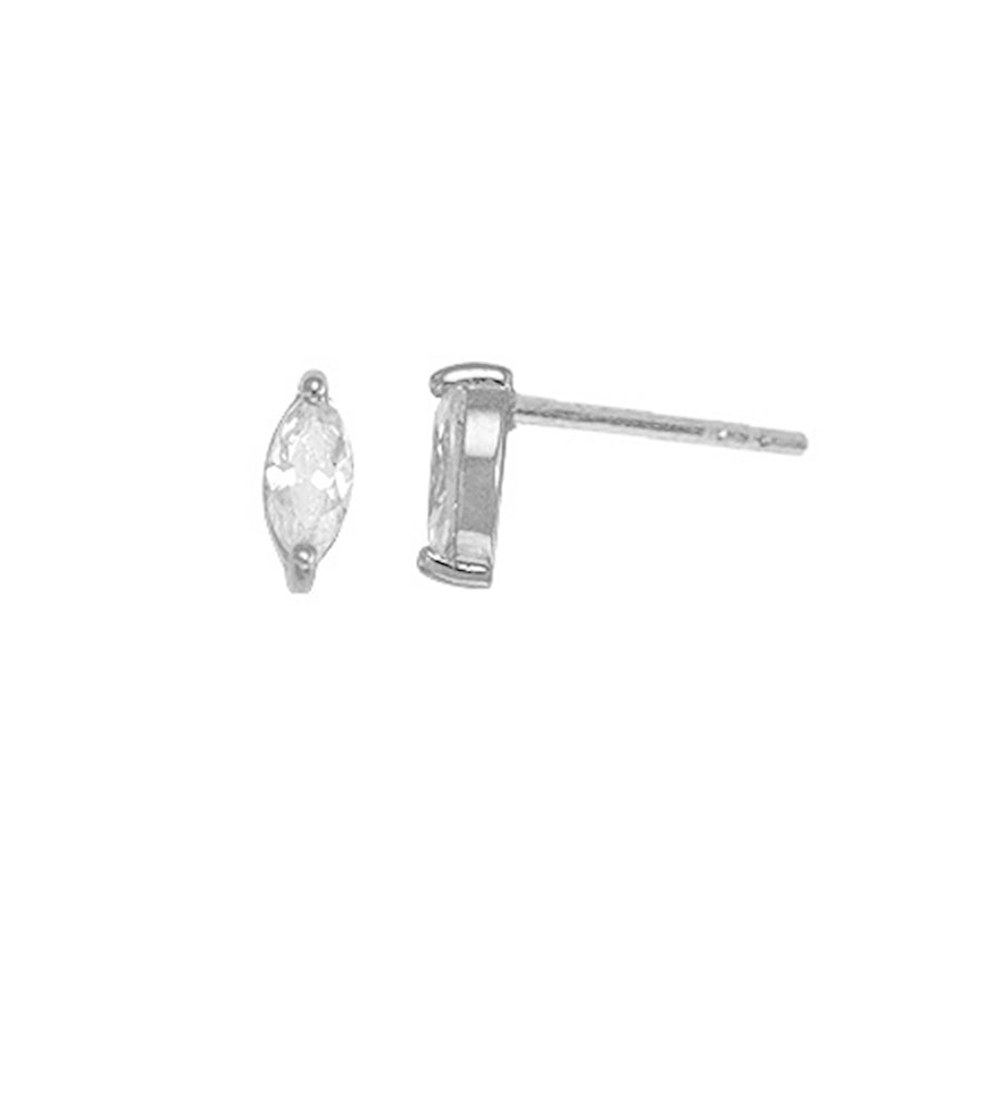 8MM Marquise Stud Earring