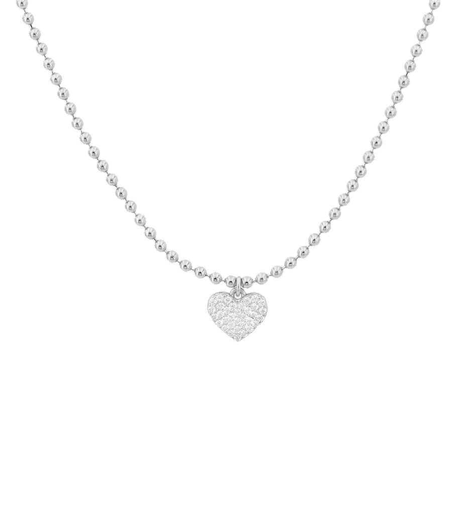 Heart Bead Chain Necklace N3017