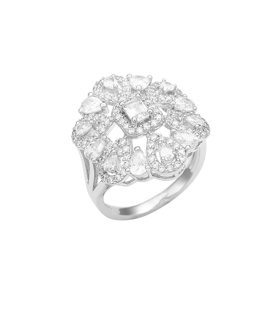 Mixed CZ stone Ring R3021