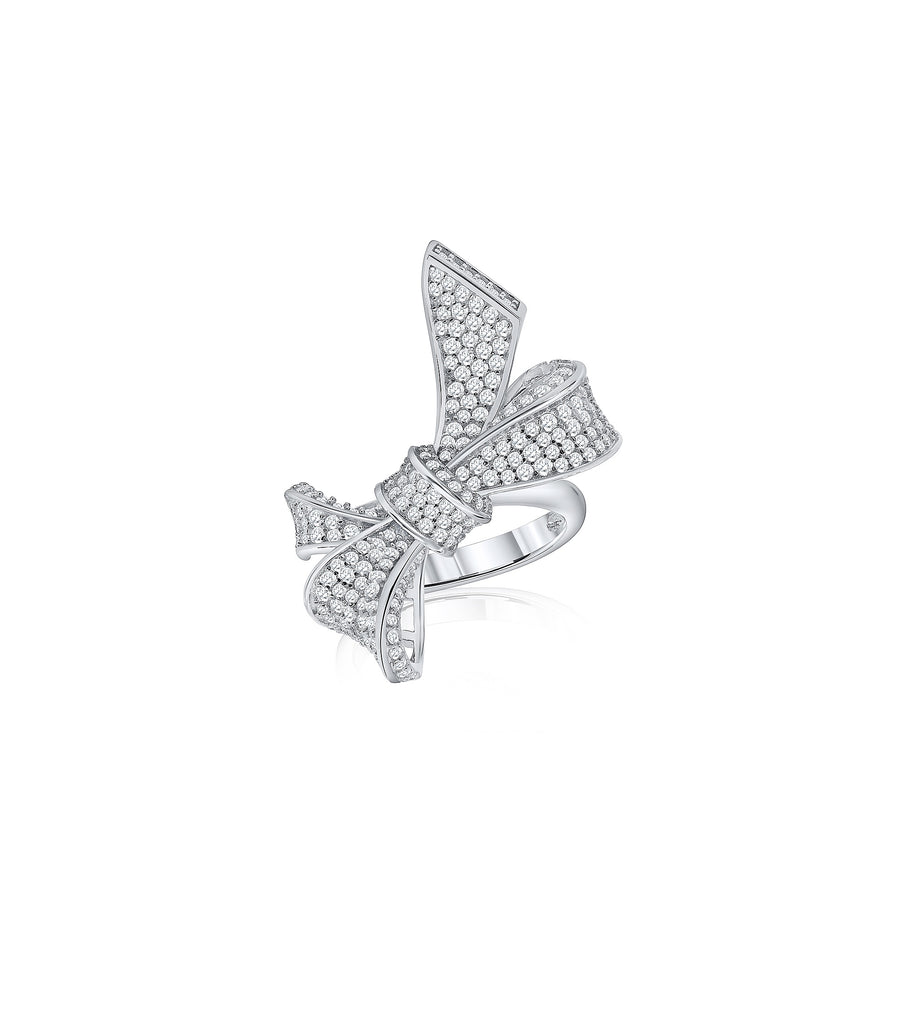 Bow CZ Ring