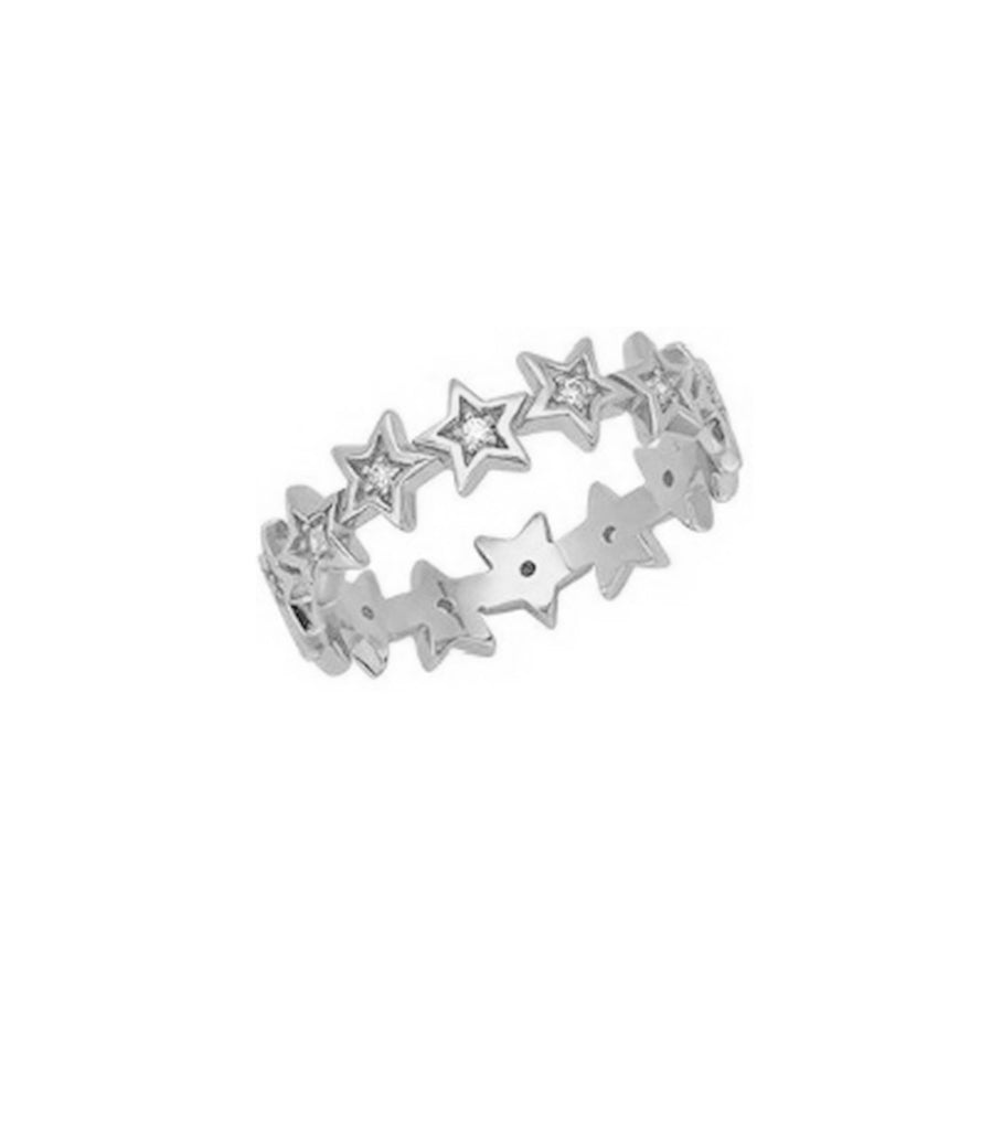 Star Bar Full Stacking Band Ring