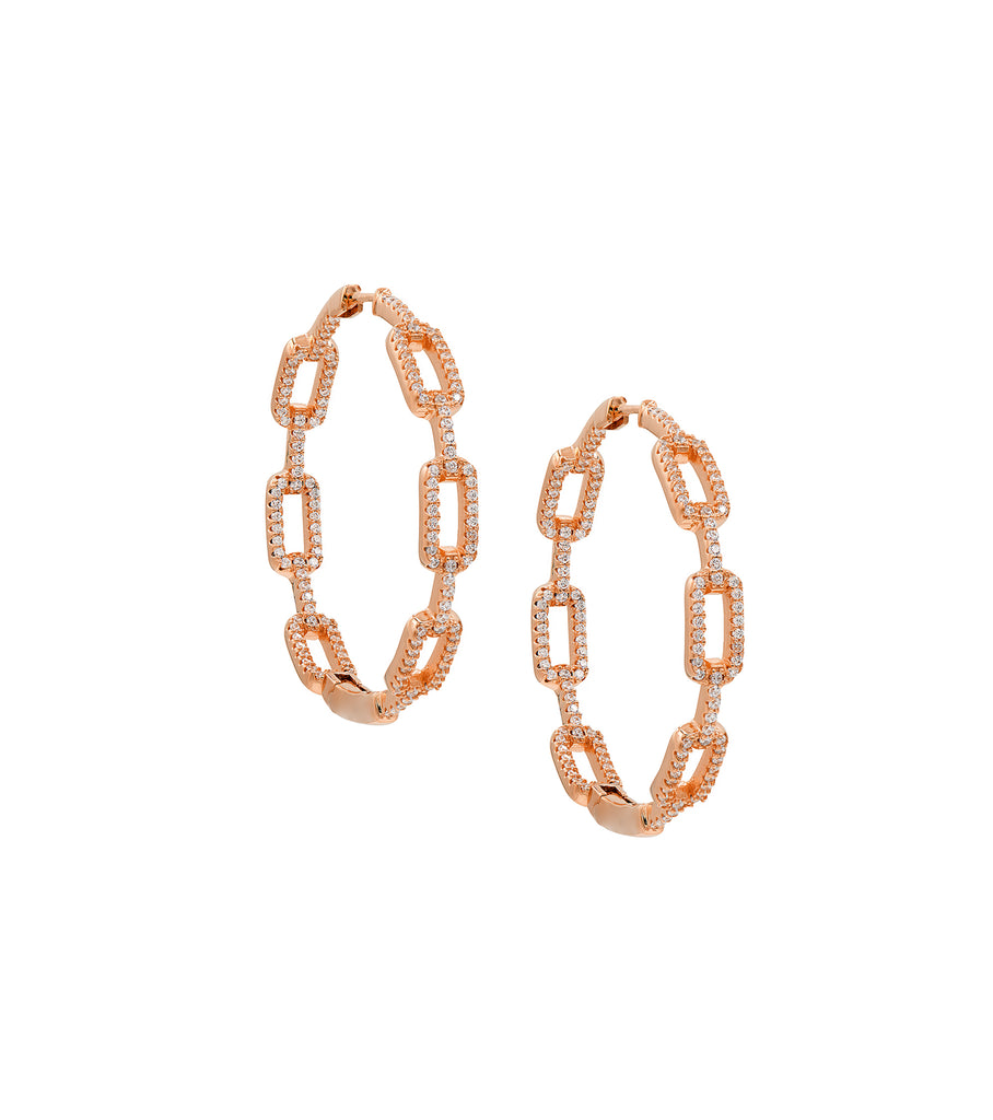 Cable Chain Hoops