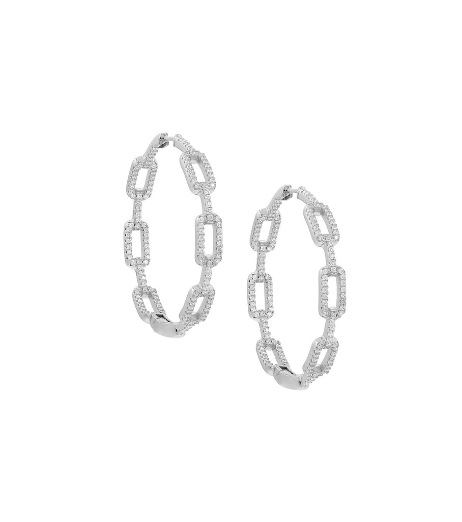 Cable Chain Hoops