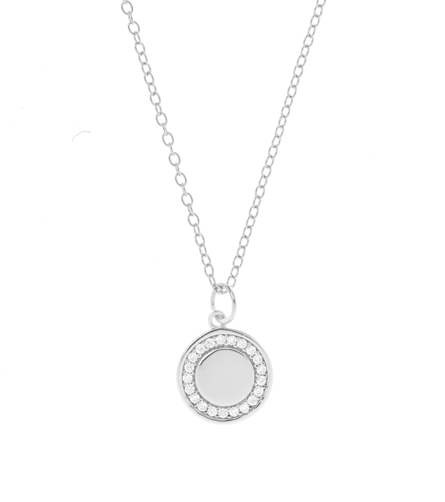 Engrave Mini Coin Necklace