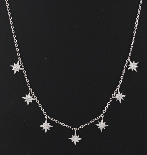 Sparkling Star Necklace N2914