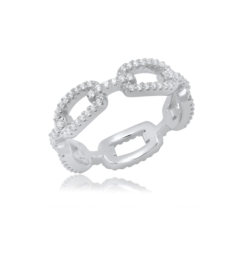 Cable Chain Ring خاتم  بشكل سلاسل